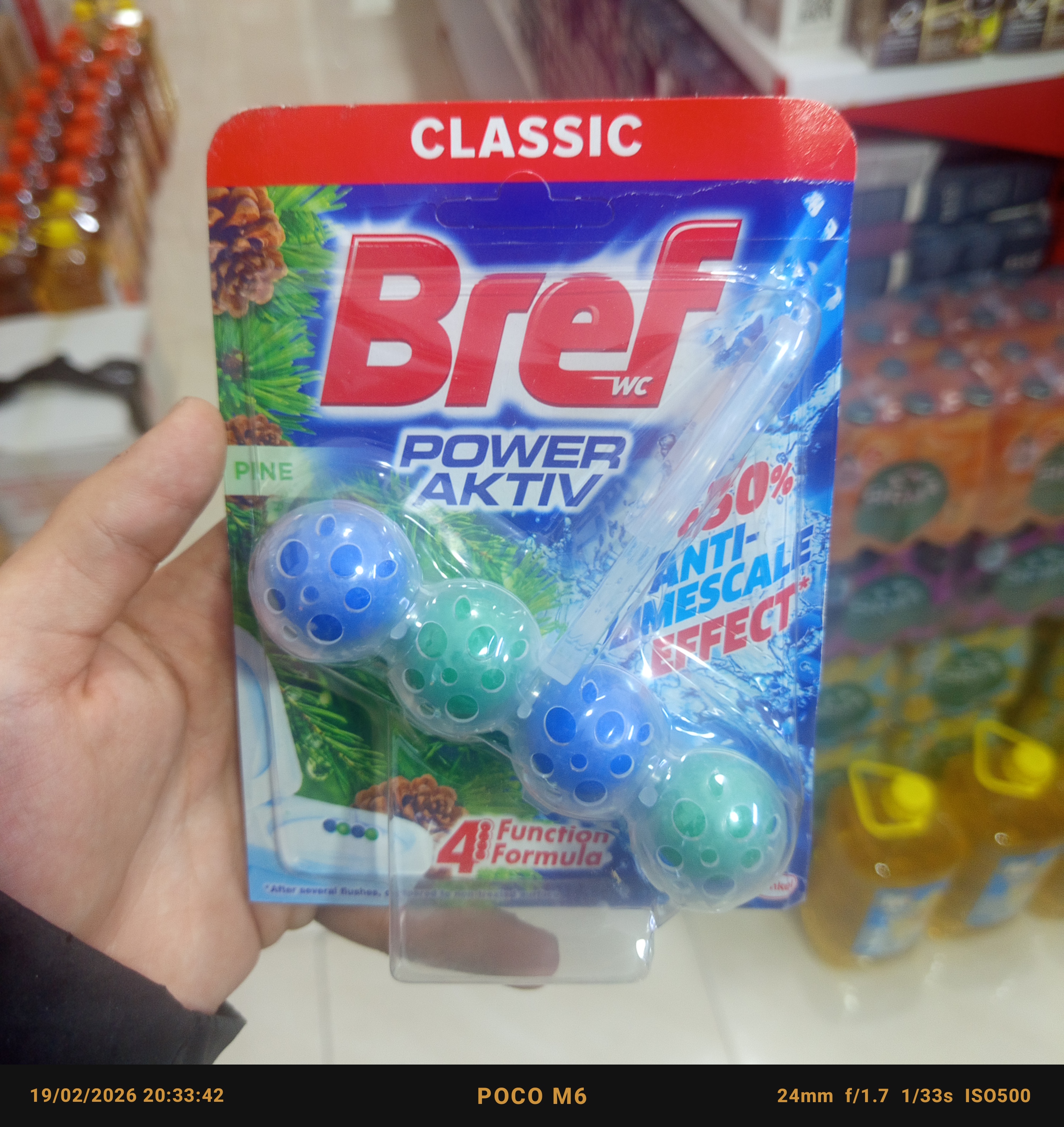 Bref Power Aktiv (بوگیر دستشویی فرنگی) ۴کاره