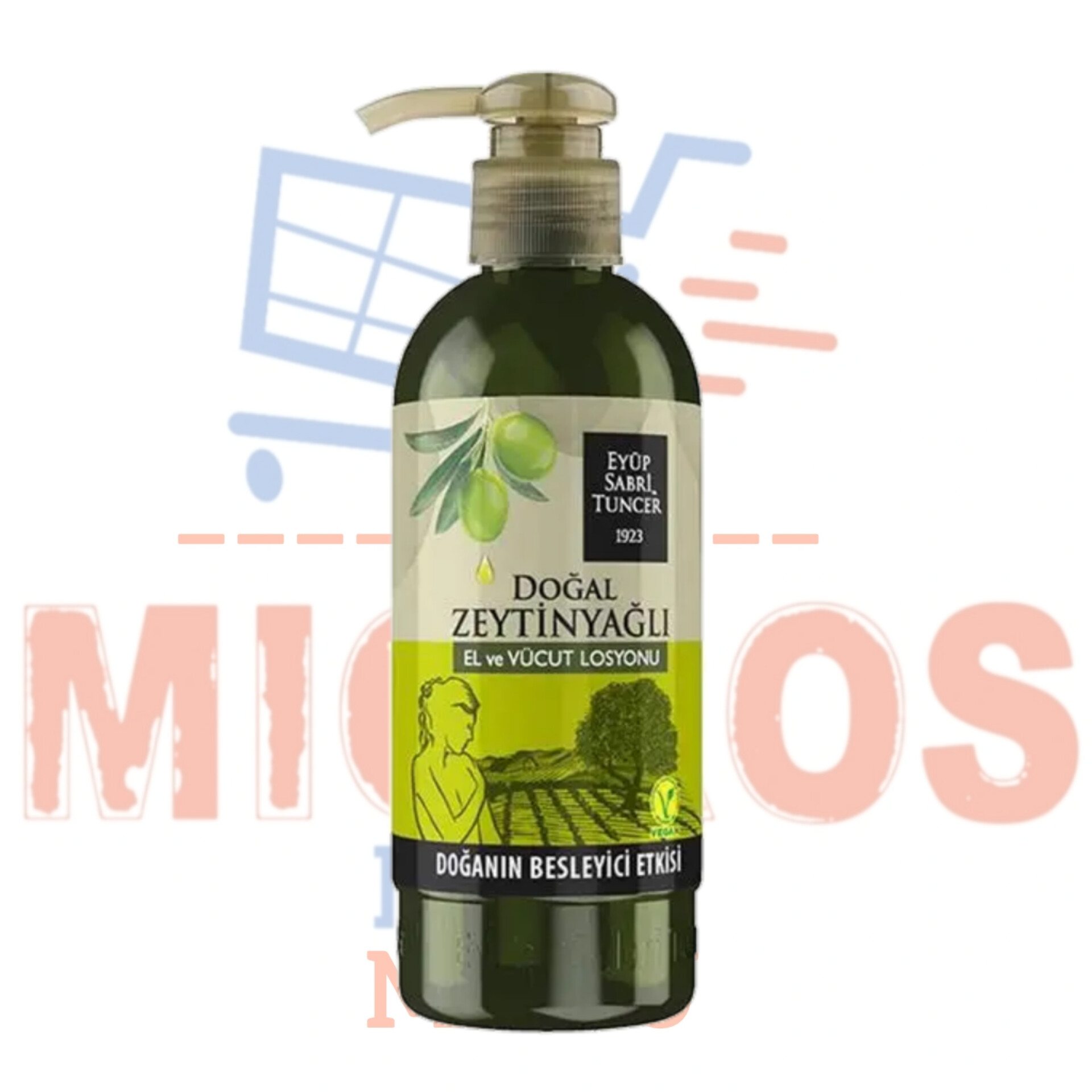 کرم لوسیون صورت و بدن با عصاره روغن زیتون ایوب صبری 250میل