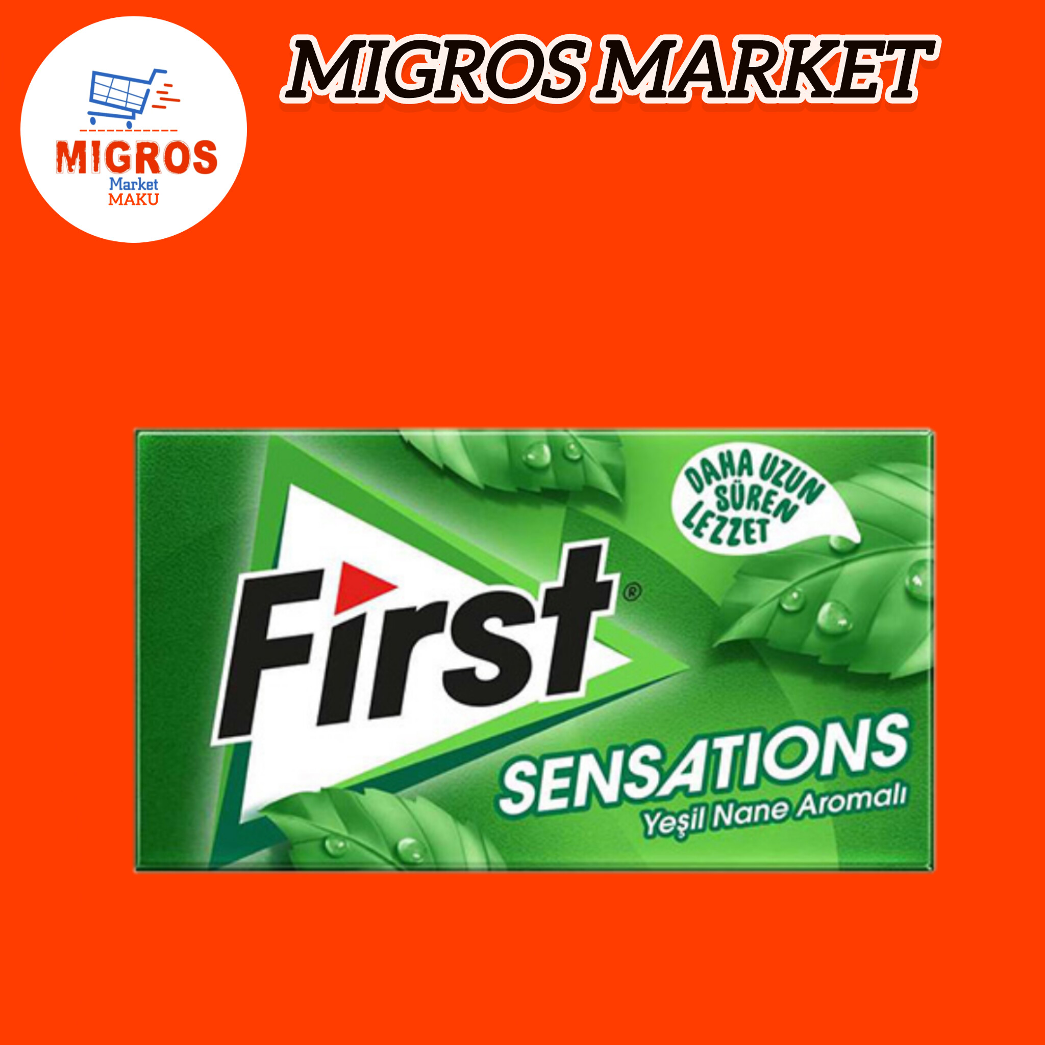 آدامس فرست ترکیه با طعم نعناع سبز (27گرمی)