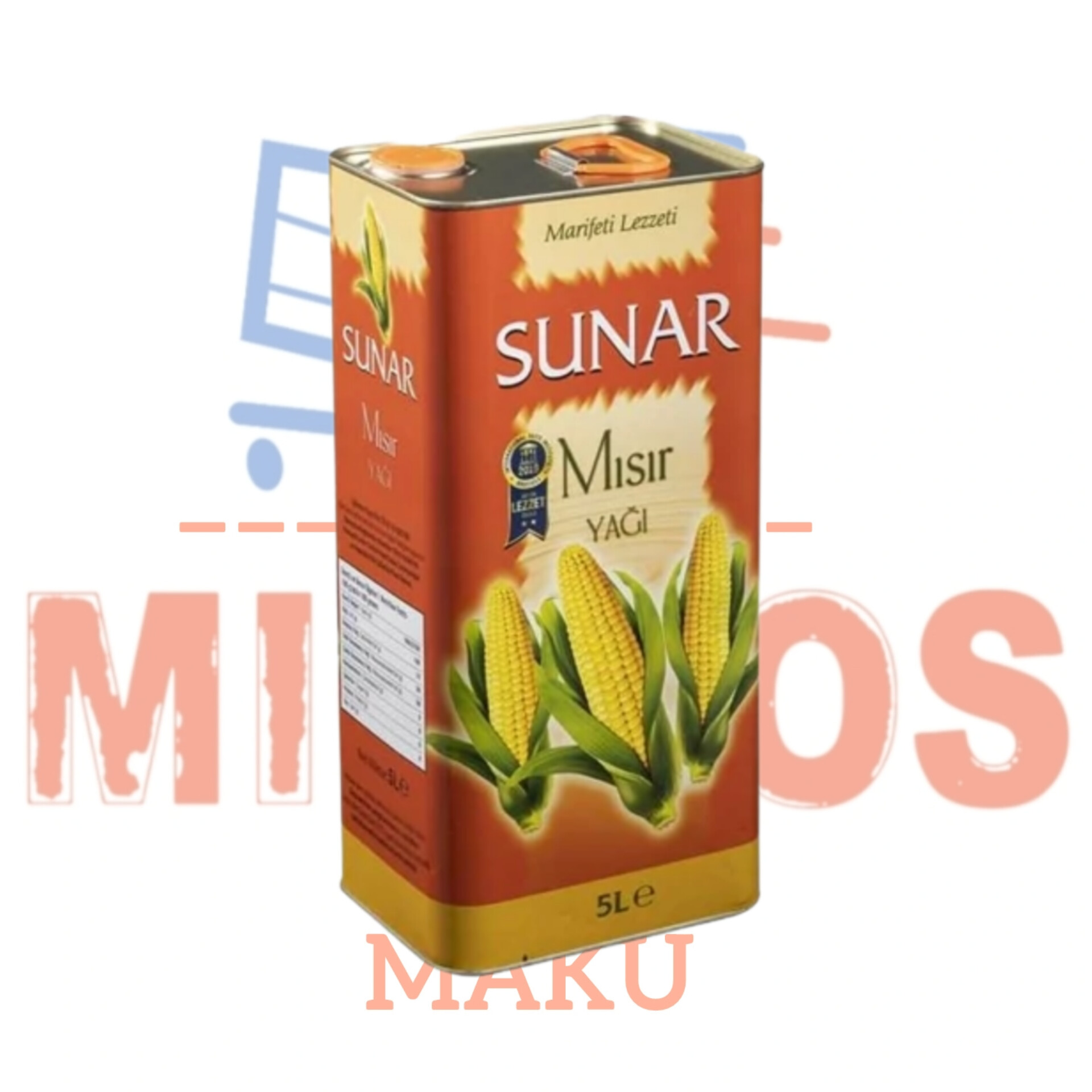 روغن ذرت سونار فلزی (5 لیتری) اصل ترکیه و با کیفیت عالی