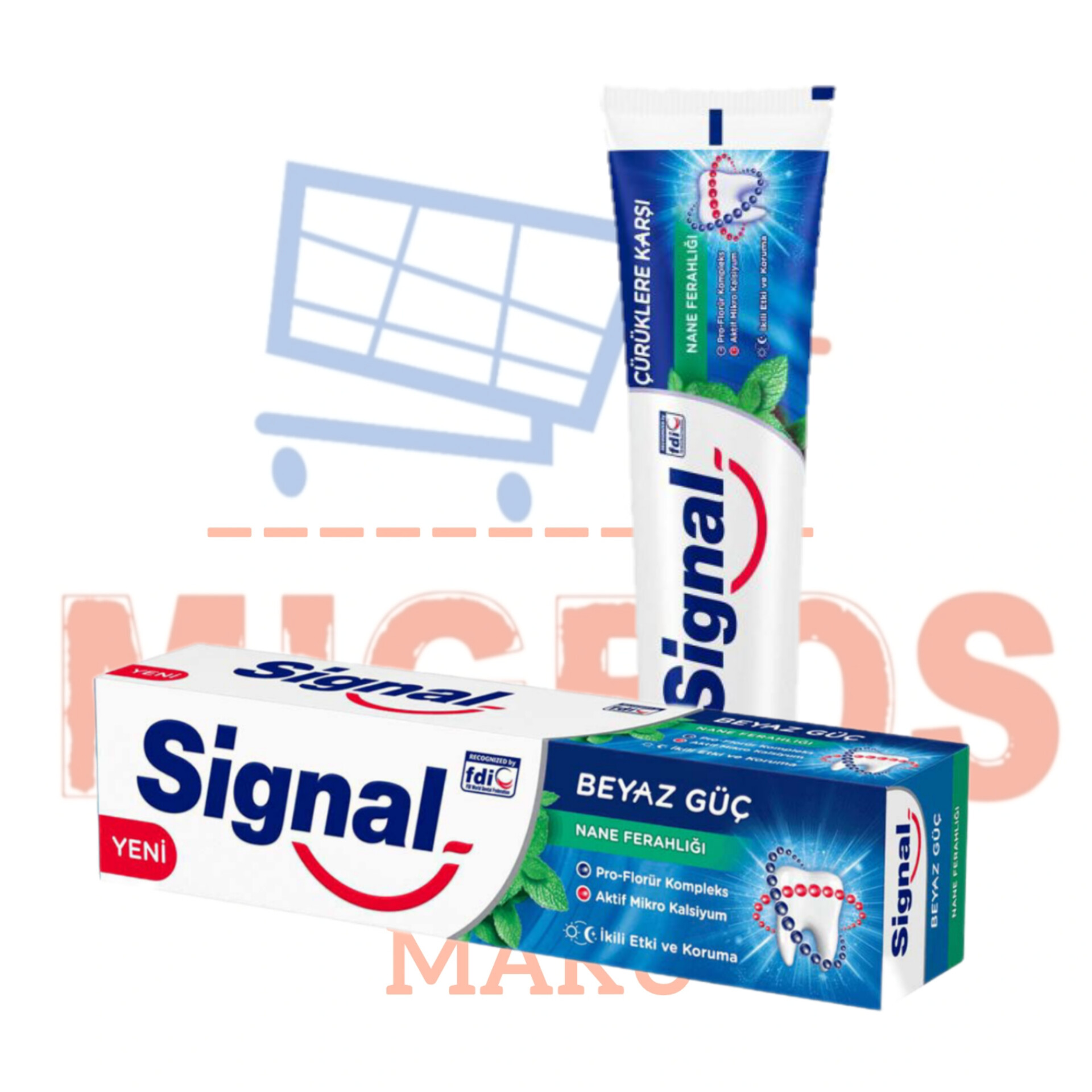 خمیر دندان ضد پوسیدگی نعناع سیگنال (حجم100میل) اصل