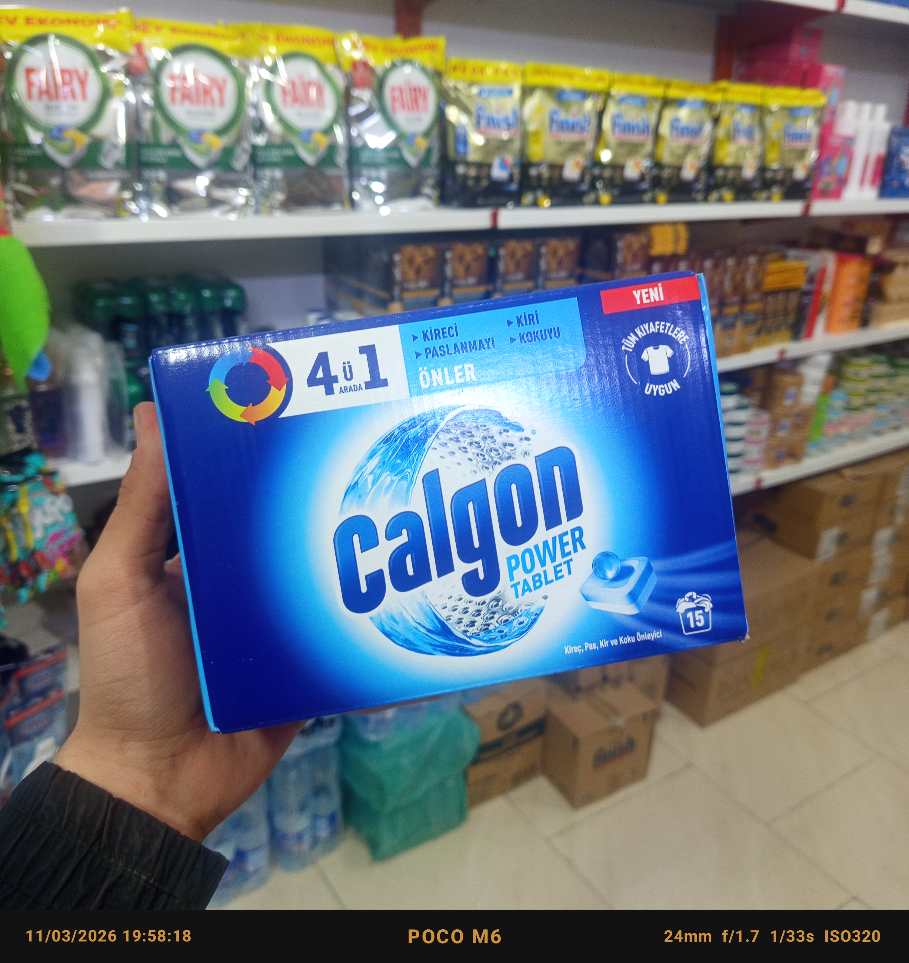 قرص جرم گیر ماشین لباسشویی کالگون (4کاره) ۱۹۵گرمی