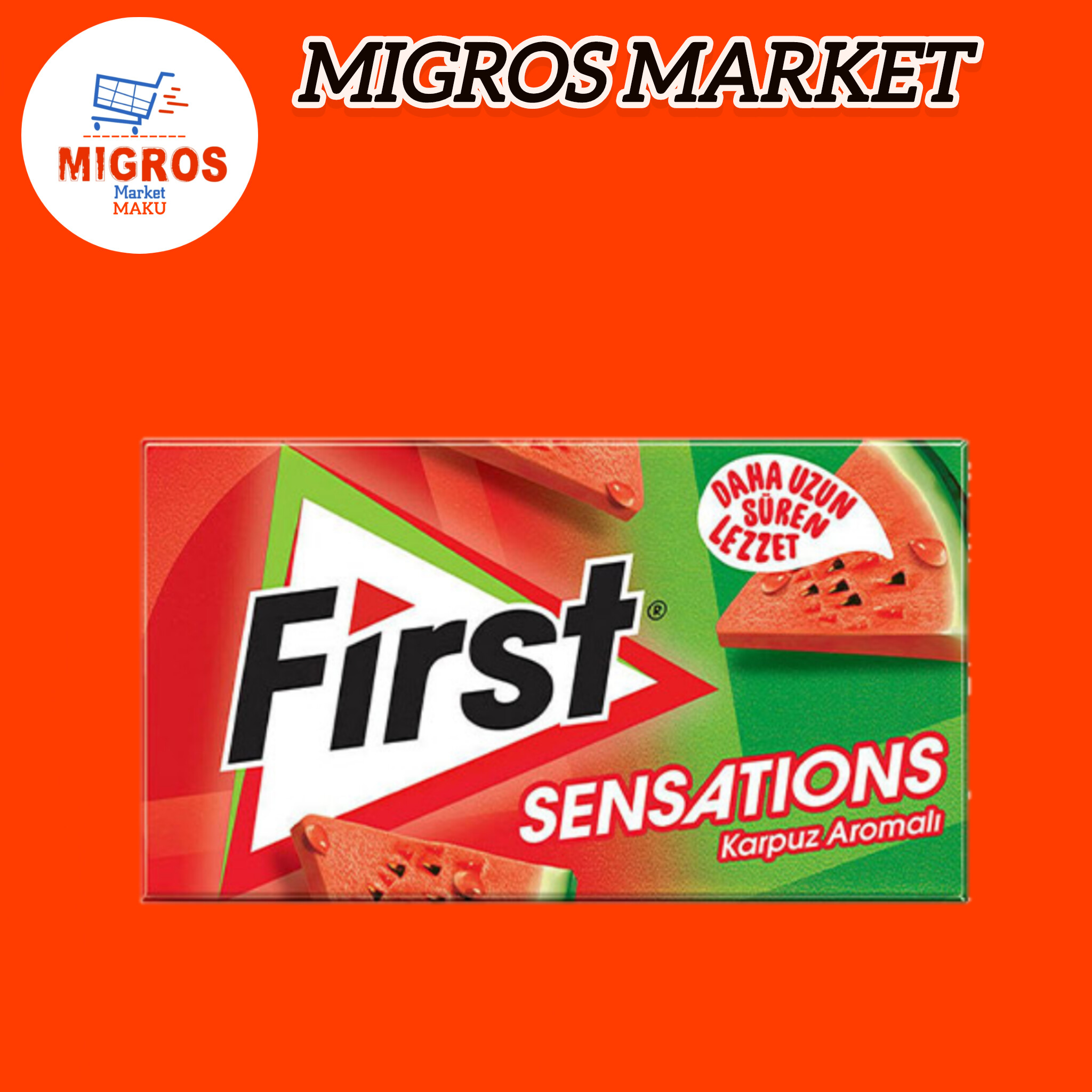 آدامس فرست ترکیه با طعم هندوانه (27گرمی)