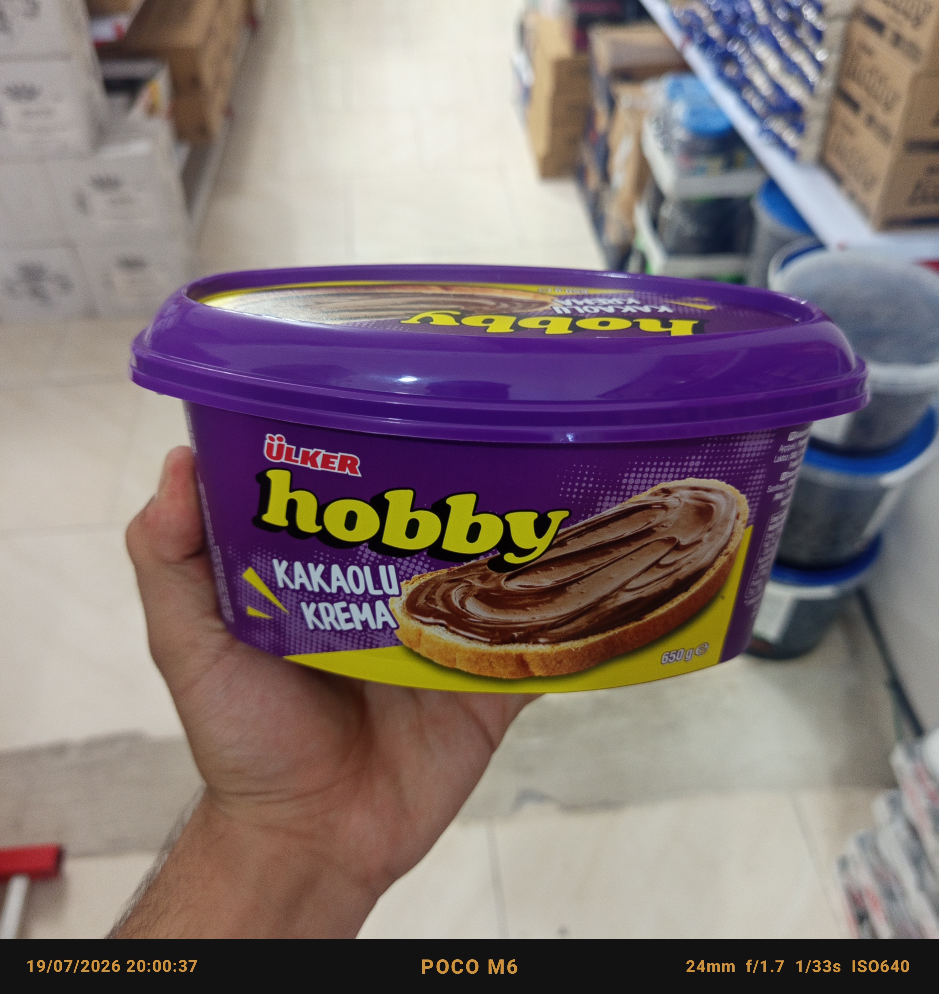 شکلات صبحانه هوبی اولکر (Ülker Hobby) ۶۵۰گرم