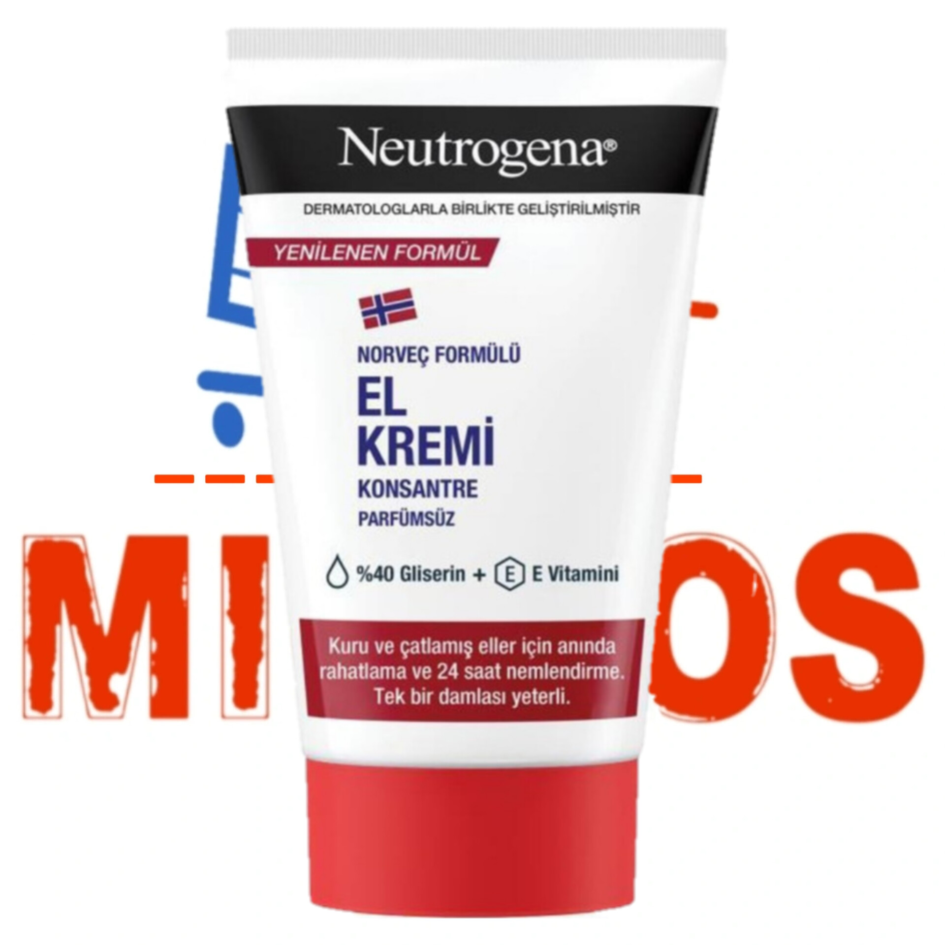 کرم مرطوب کننده دست تیوپی نوتروژینا با حجم 50 میل