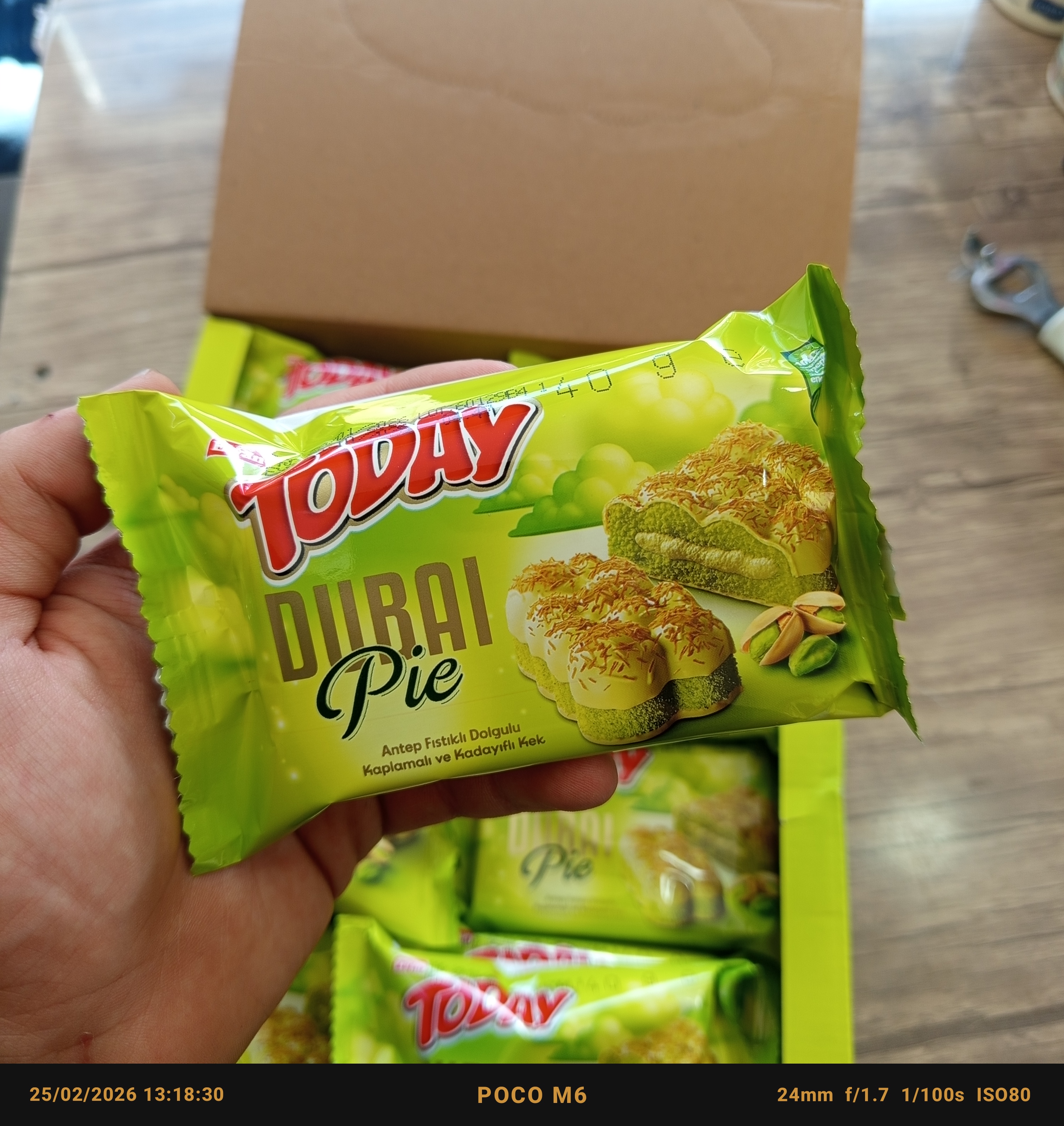 کیک مغز پسته خوشمزه مارک (Elvan) ۴۰گرمی ساخت ترکیه