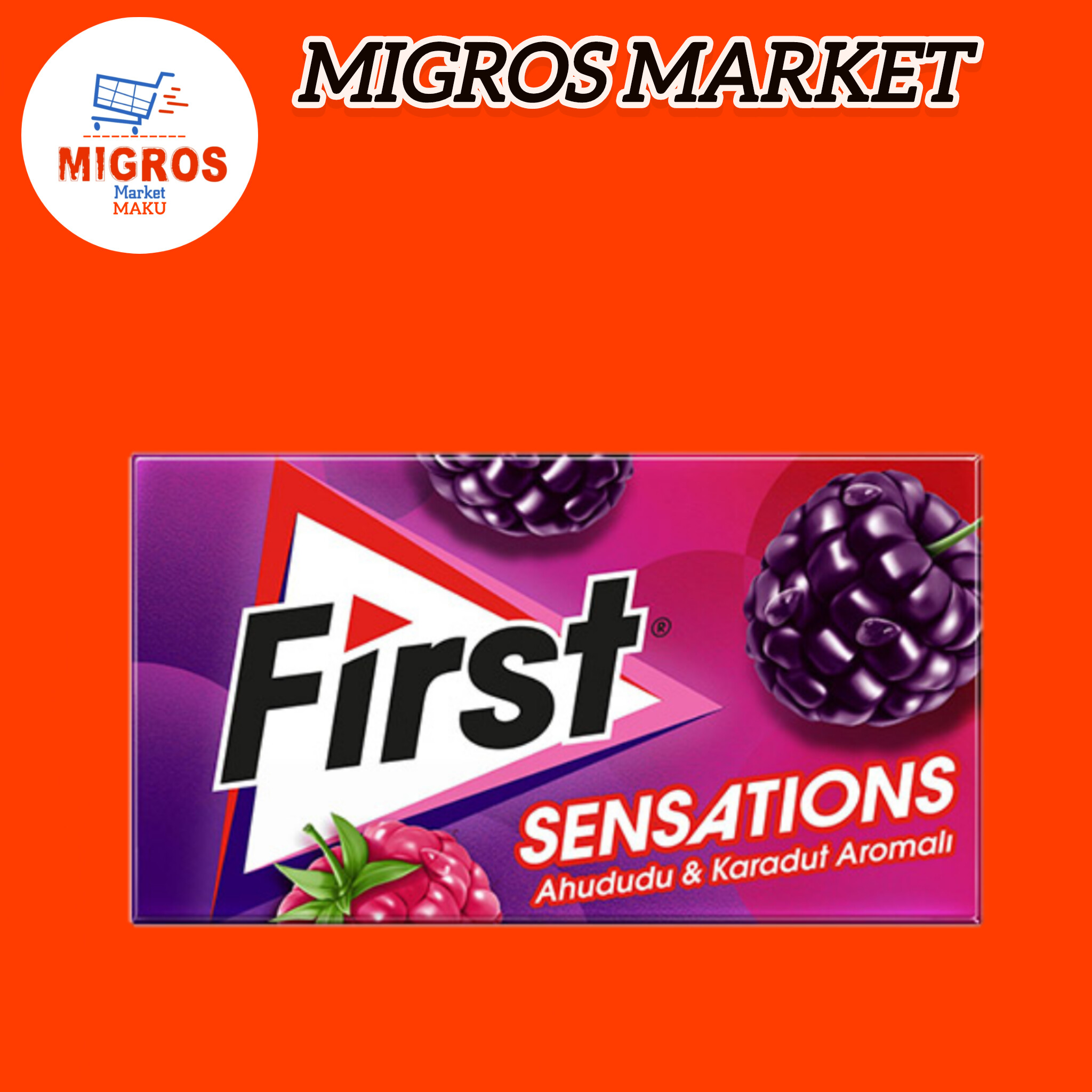 آدامس فرست ترکیه با طعم شاتوت (27گرمی)