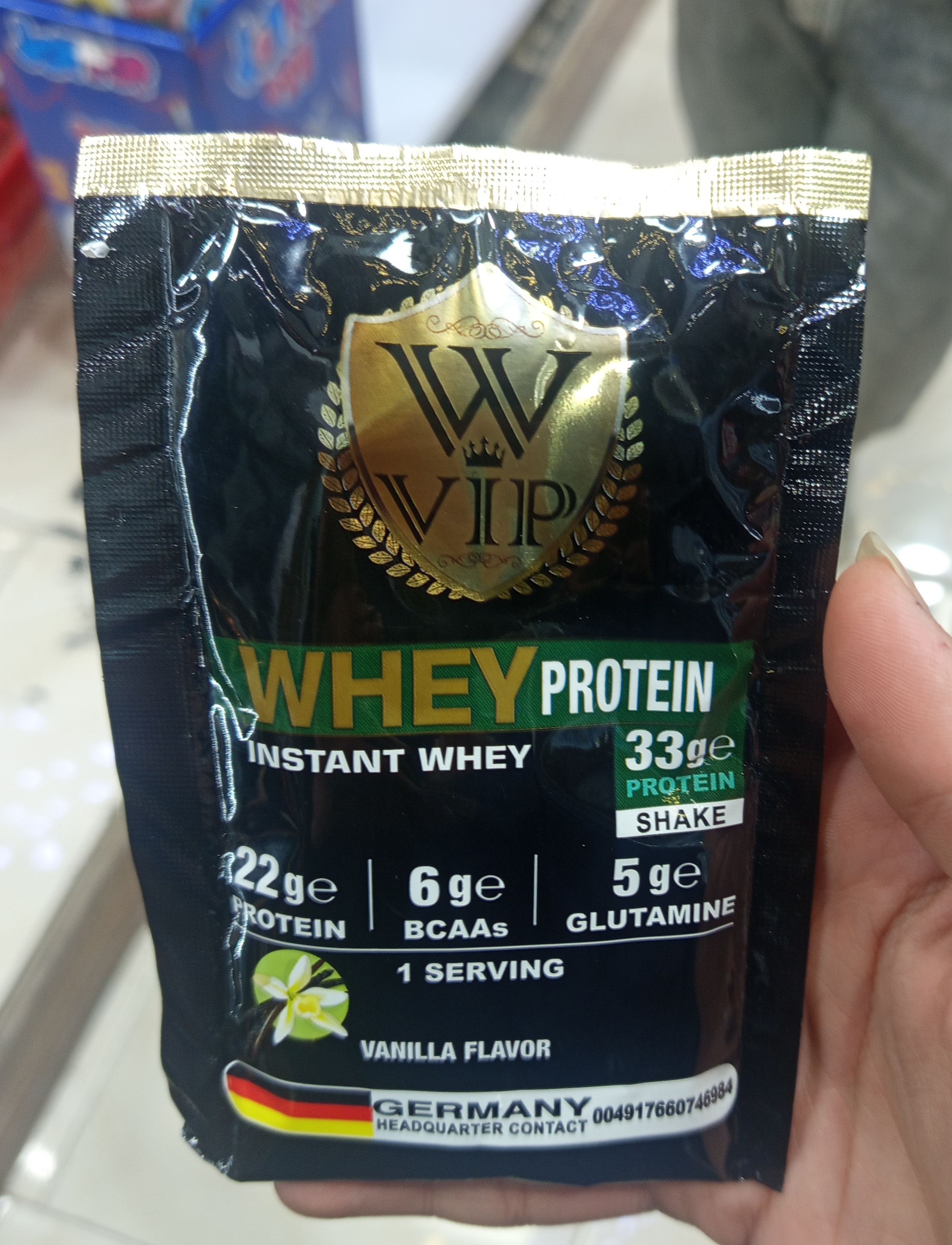 مکمل پروتئین وی  Whey Protein VIP (طعم وانیل)