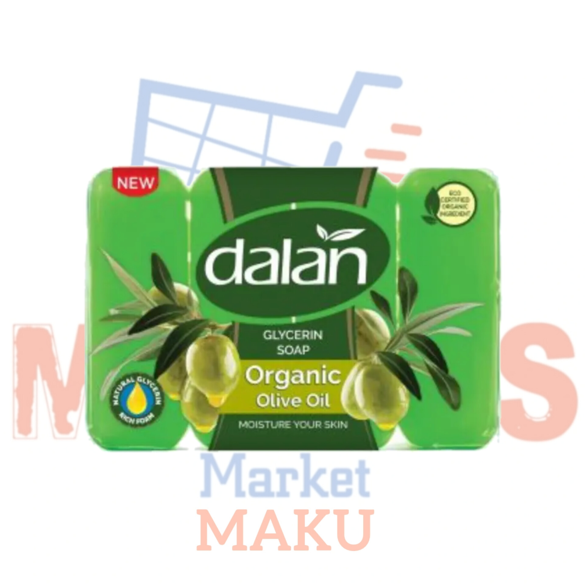 صابون دالان (dalan) با حاوی روغن زیتون چهارتایی 600گرمی اصل ترکیه و با کیفیت