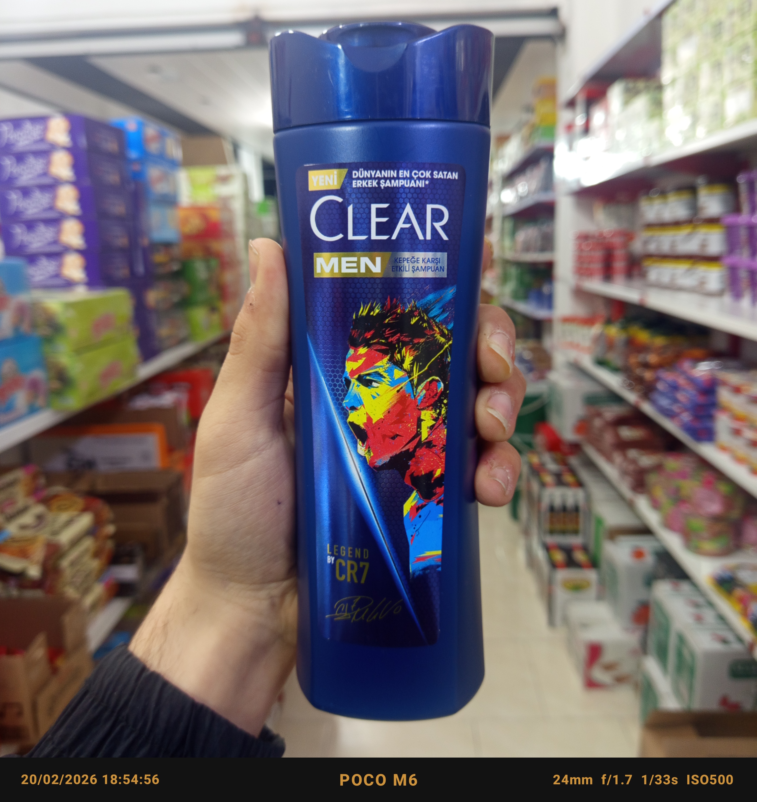 شامپو کلیر مردانه مدل طرح رونالدو (CR7) ۳۵۰میل