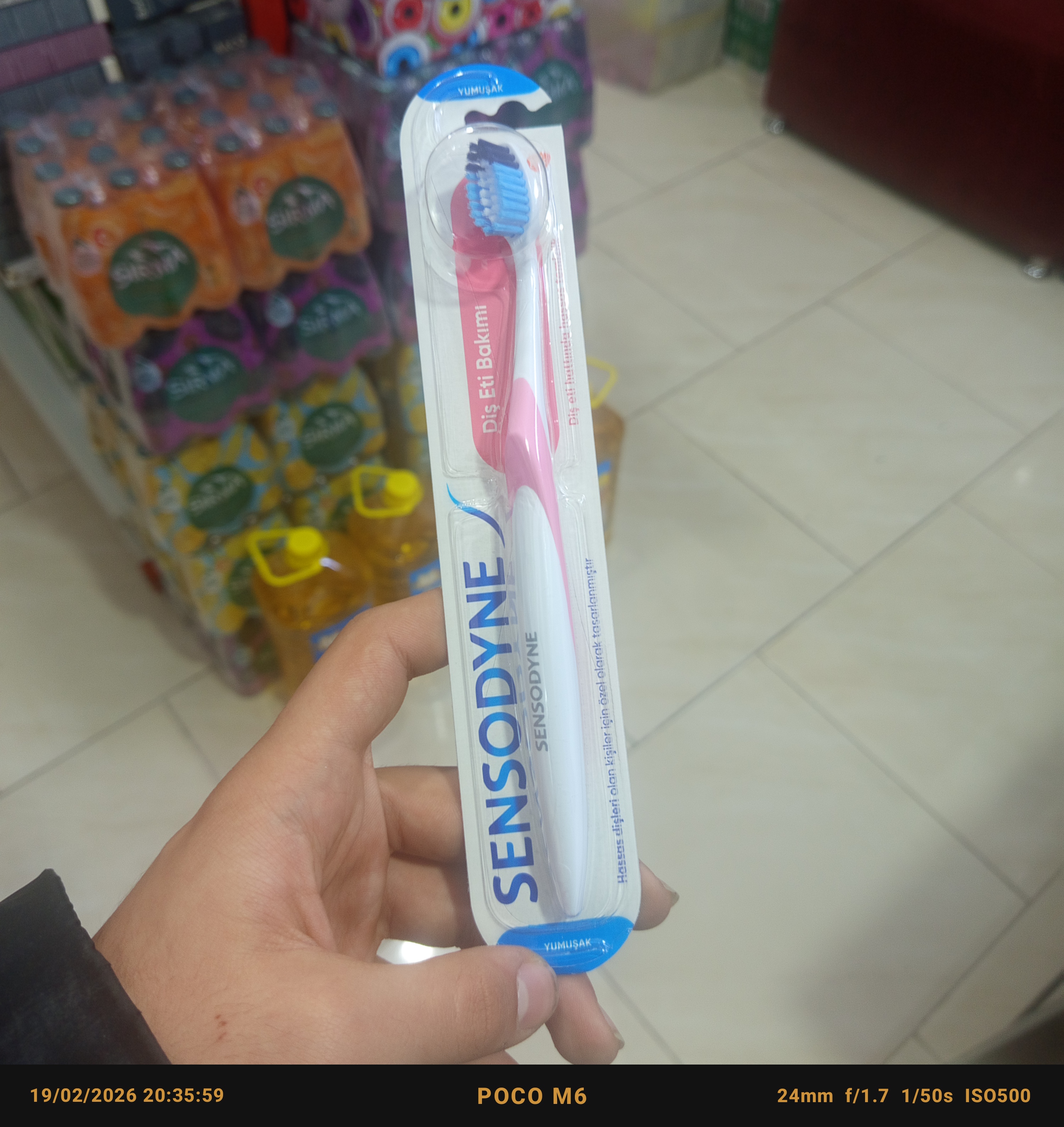 مسواک تک عددی سنسوداین با برس خیلی نرم