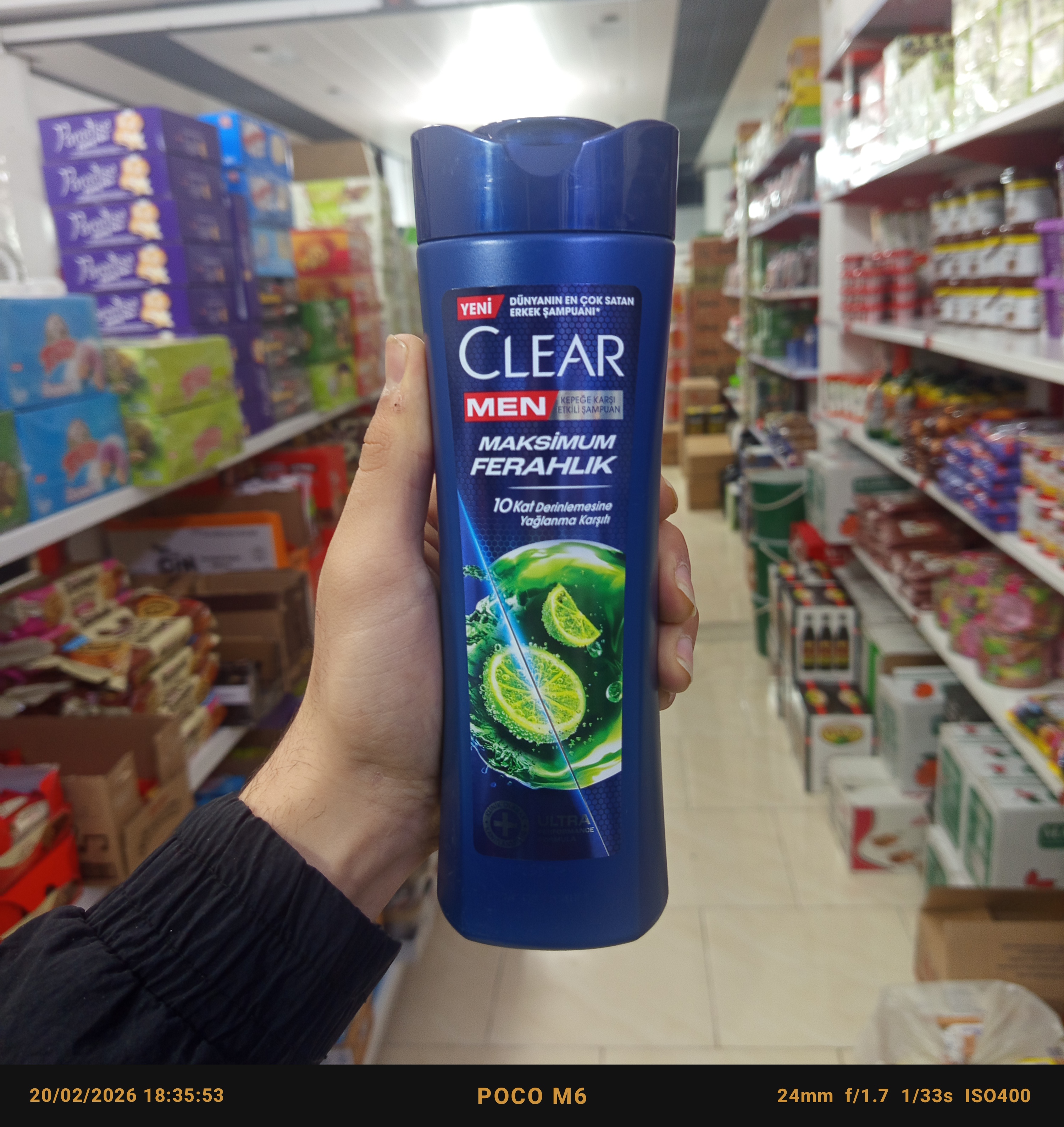 شامپوی کلیر مردانه با حاوی لیمو (خنک‌کننده) ۳۵۰میل