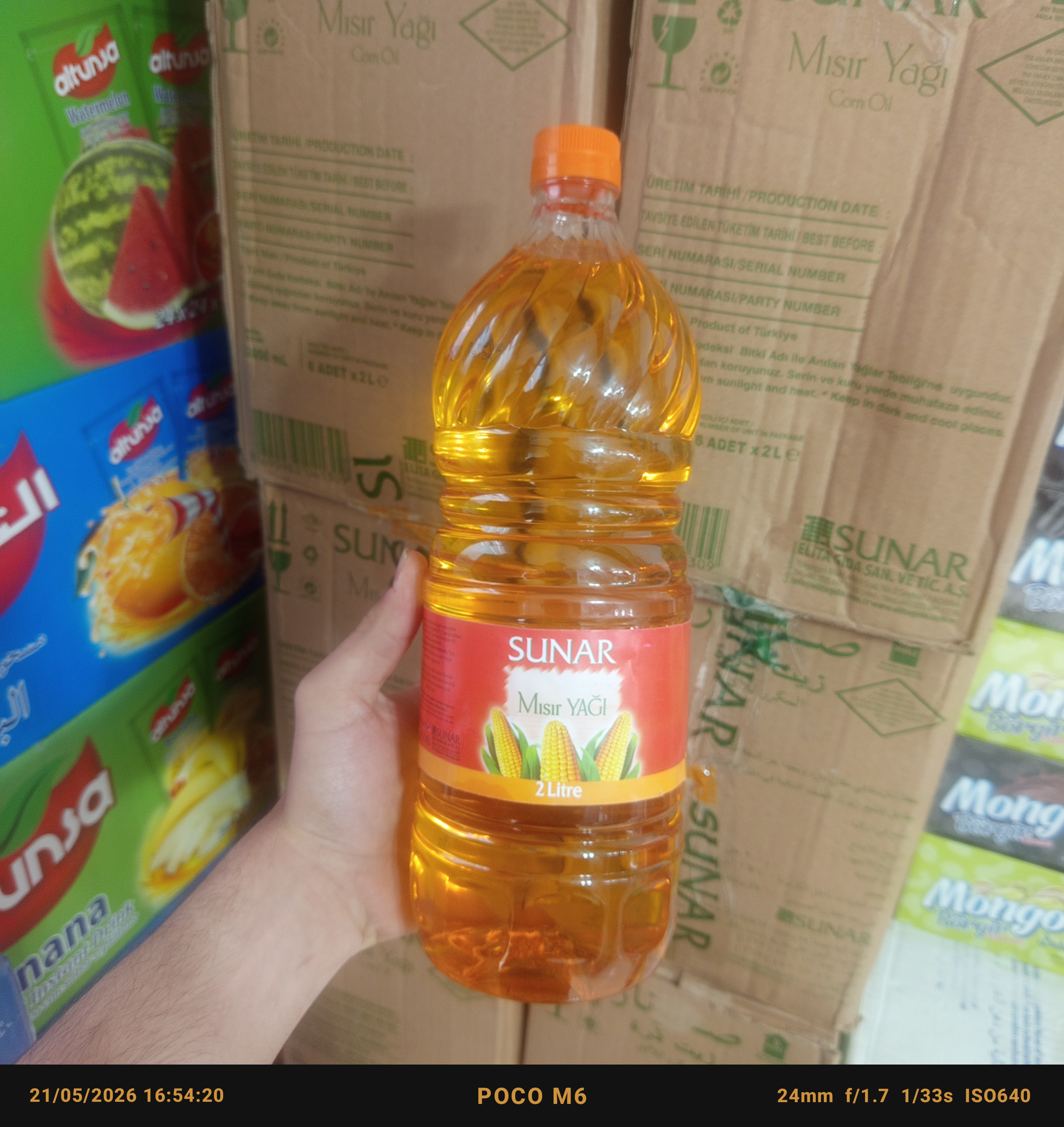 روغن ذرت سونار پلاستیکی (۲ لیتری) بسته۶عددی قیمت عمده