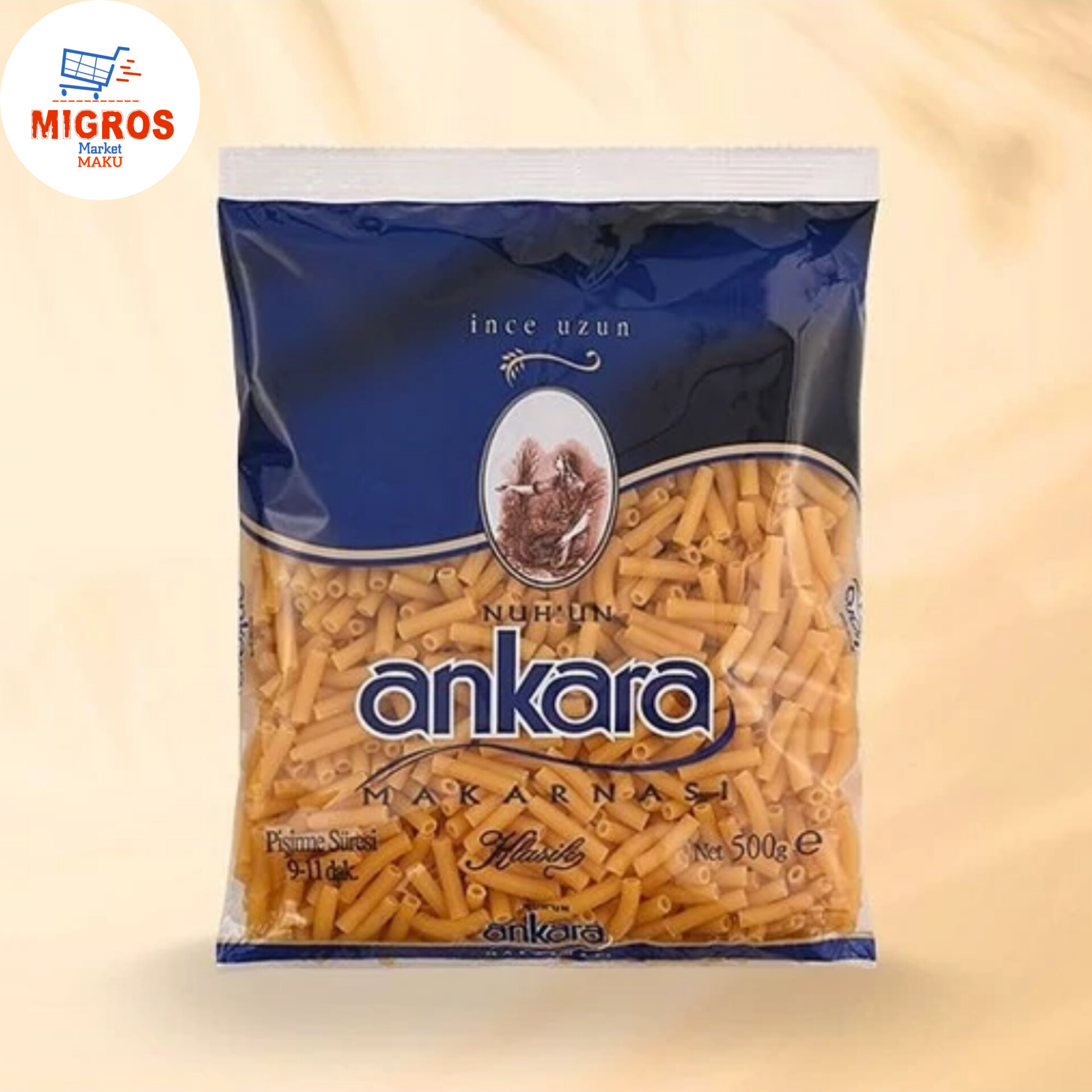 ماکارونی آنکارا (Ankara) مدل فرمی اینجه اوزون 500گرمی
