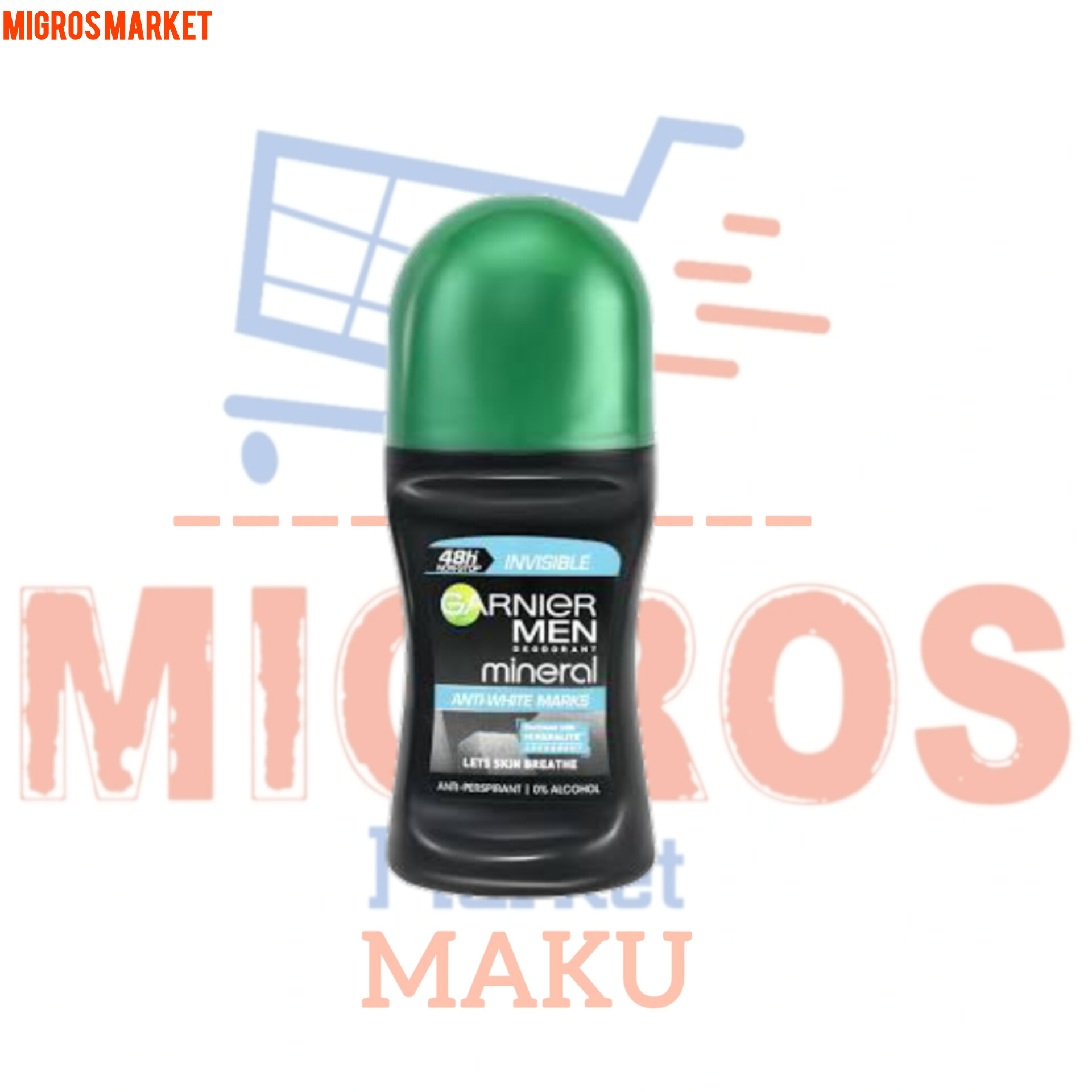 مام رولی ضد تعریق 48 ساعته مردانه مدل (Anti white marks) گارنیر با حجم 50 میل